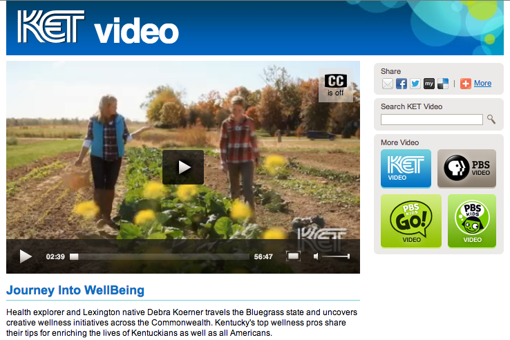 Journey Into Wellbeing, Now Streaming on KET.org